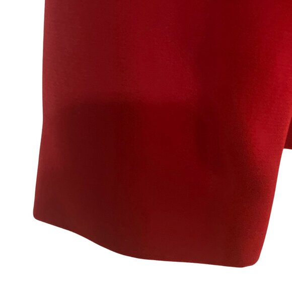 Tahari Arthur S. Levine Red Blazer Women’s Size 10P Black Frog Closure - Picture 7 of 11